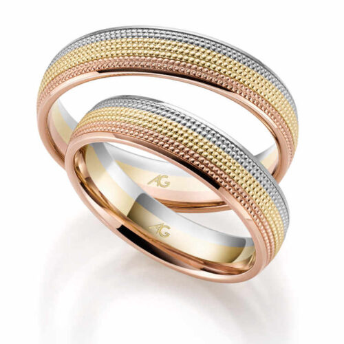 Trauringe Mehrfarbig 585