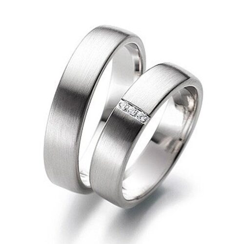 August Gerstner 585 Weissgold 3 Brillanten