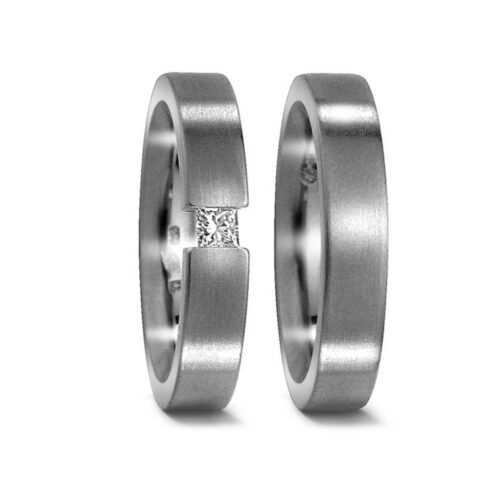 Trauringe Titan 1 Diamant