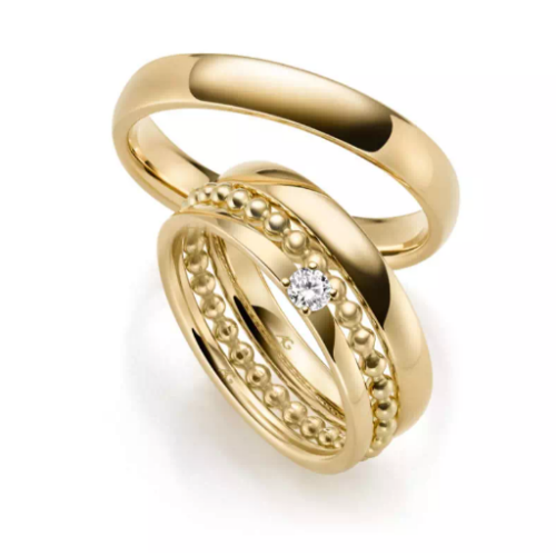 Trauringe 585 Gelbgold