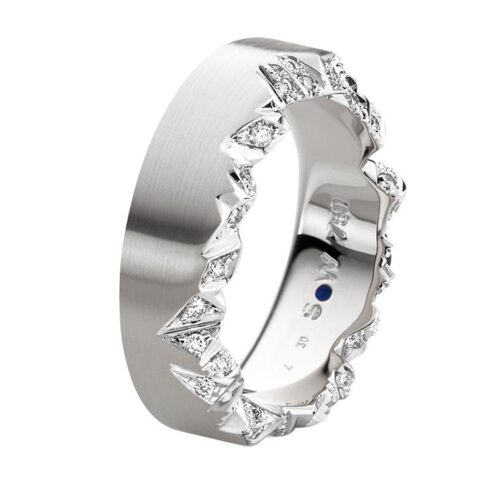 Cliff Ring 750 Weissgold 24 Brillanten