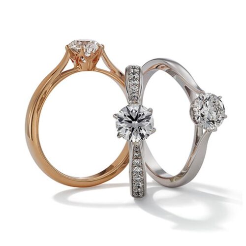 Gelbgoldring, Platinring, Weissgoldring