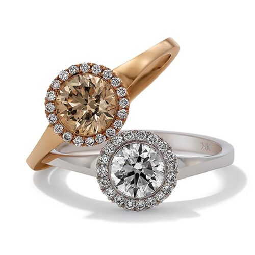 Roségoldring, Weissgoldring