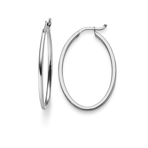 Creole 1,5 mm Weissgold