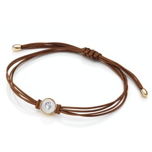 Armband Glasklar mit Diamant