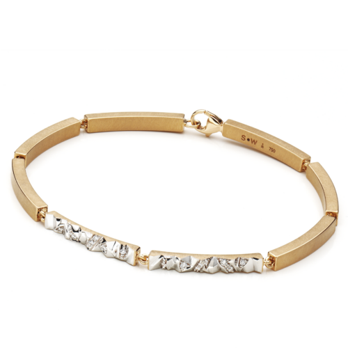 Armband Alpen Rotgold mit Diamanten
