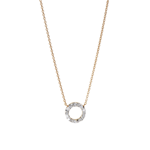 Halskette Alpen Rotgold mit Diamanten