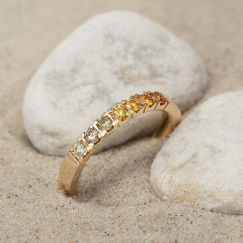 Memoire-Ring als Impression der Sahara