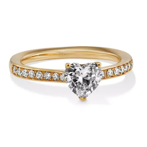 Verlobungsring mit Heart Diamond