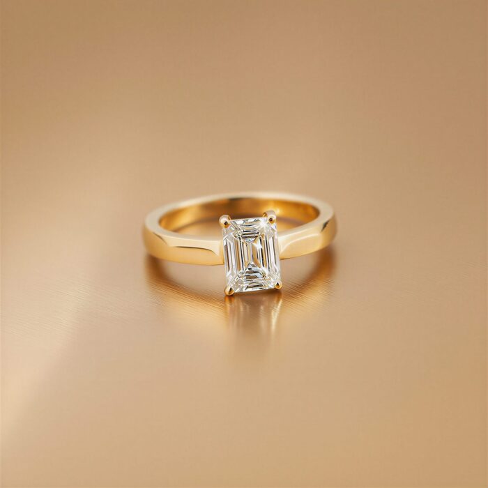 Ringe mit eckigen Diamanten