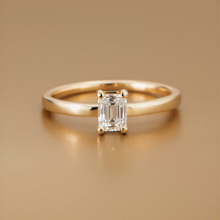 Ringe mit eckigen Diamanten