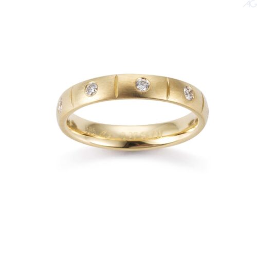 August Gerstner Herrenring 9 Brillanten M 0.27 ct.
