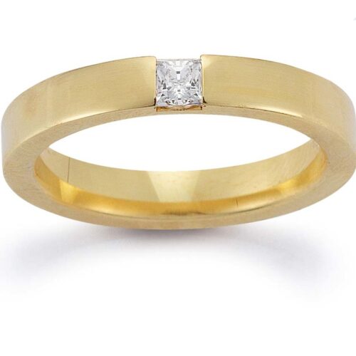 August Gerstner Damenring 1 Princess 0.16 ct.
