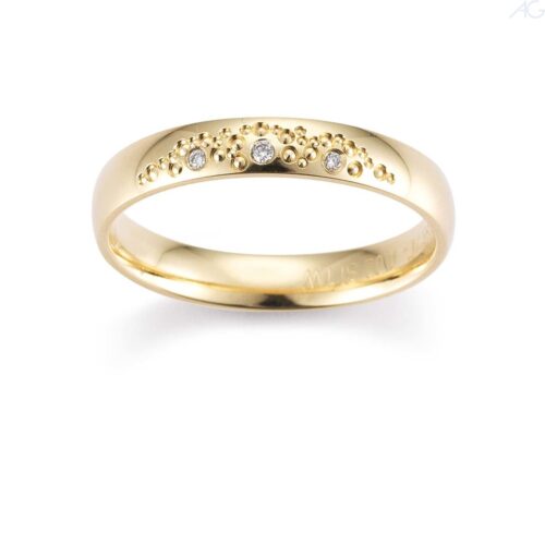 August Gerstner 3 Brillanten 0.02 ct.