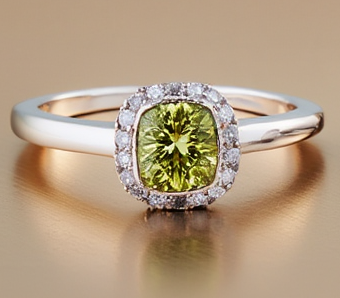 Gelber Diamant Ring Gelber Diamant Ring