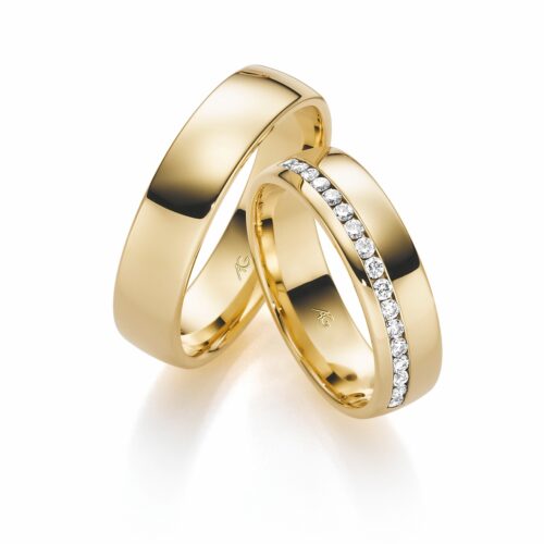August Gerstner Gelbgold 17 Brillanten M 0,255 ct.