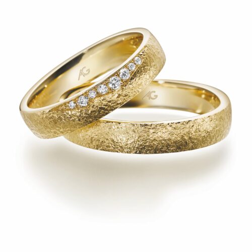 August Gerstner Gelbgold 8 Brillanten 0,08 ct.