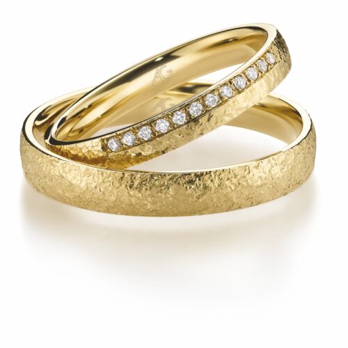 August Gerstner Gelbgold 12 Brillanten 0,06 ct.