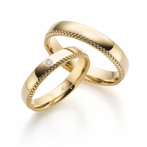 August Gerstner Gelbgold 1 Brillant 0,02 ct.