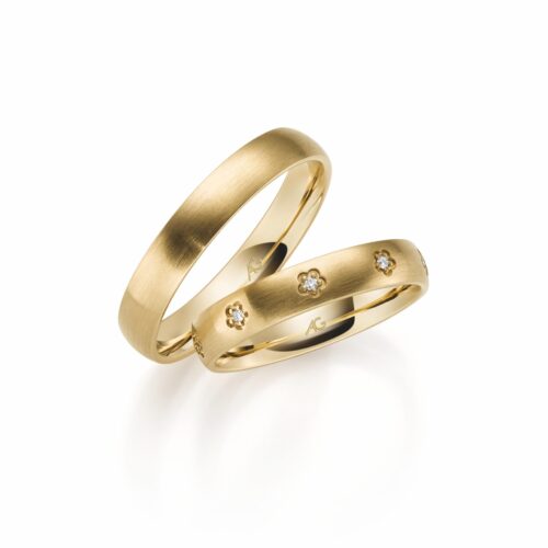 August Gerstner Gelbgold 9 Brillanten 0,045 ct.
