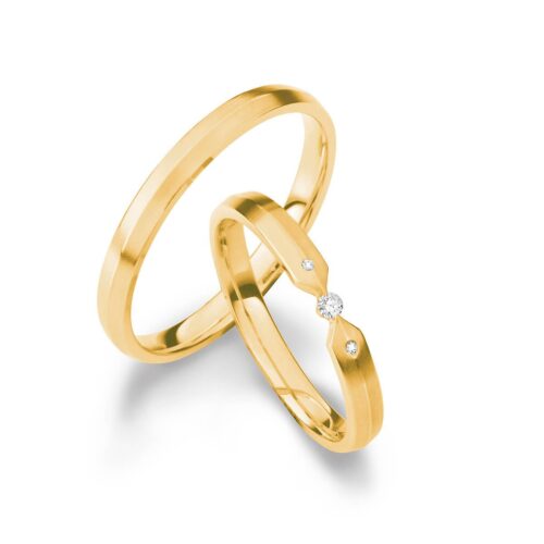 Max Kemper Gelbgold 3 Brillanten 0,026 ct.