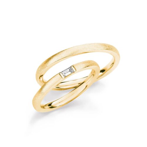 Max Kemper Gelbgold 1 Diamant Baguette 0,060 ct.
