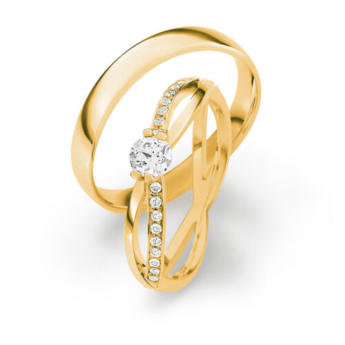 Max Kemper Gelbgold 19 Brillanten 0,340 ct.