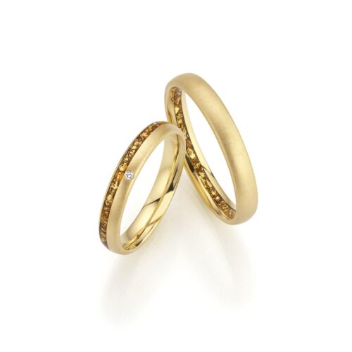 Fischer Gold Flakes "Hidden Spark" 1 Brillant 0,008 ct.