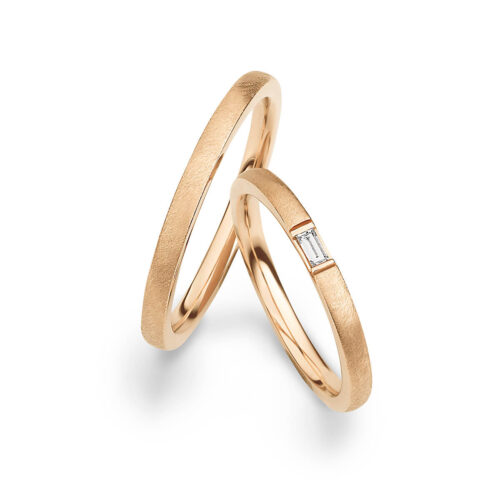 Max Kemper Roségold 1 Diamant Baguette 0,060 ct.