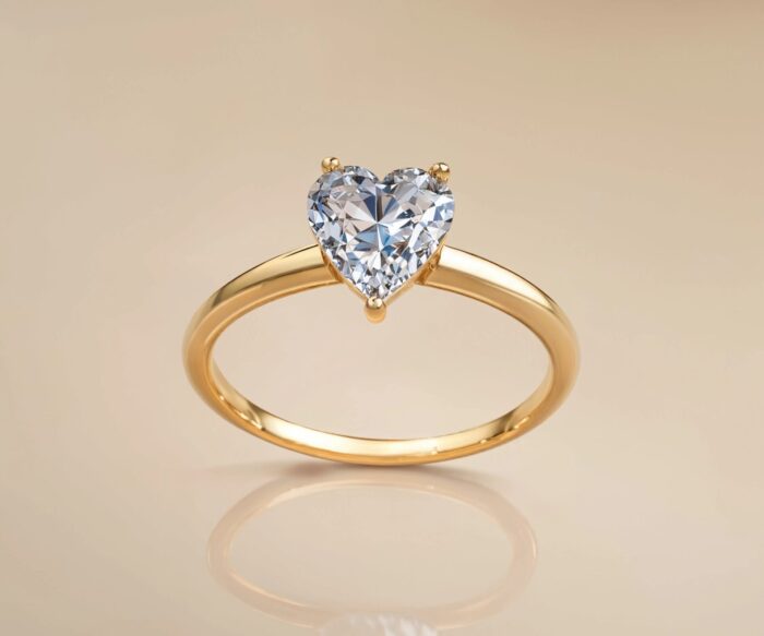 Verlobungsring mit Herz Diamant Verlobungsring mit Herz Diamant