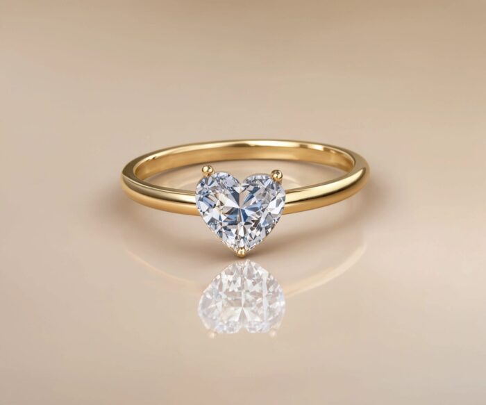 Verlobungsring mit Herz Diamant Verlobungsring mit Herz Diamant