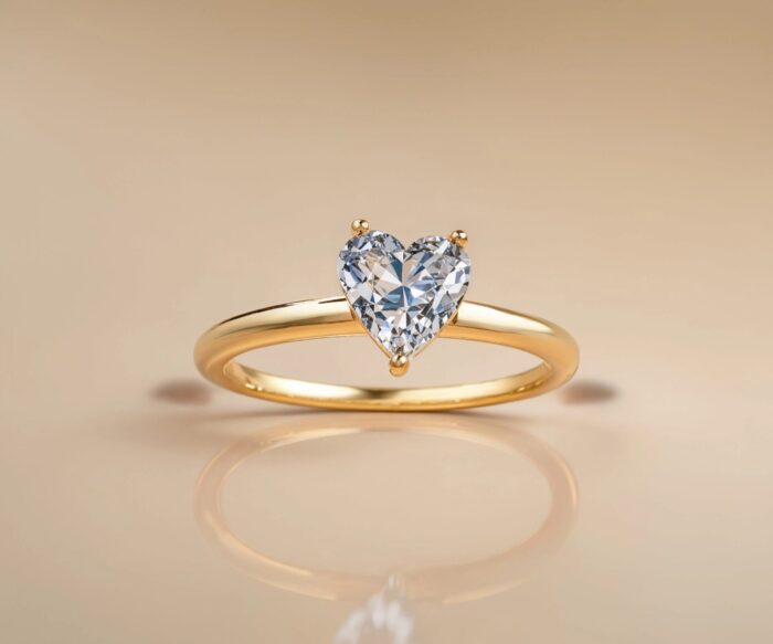 Verlobungsring mit Herz Diamant Verlobungsring mit Herz Diamant