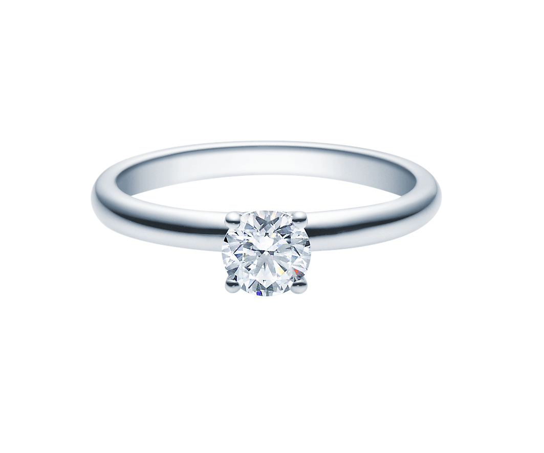 18018wg-liegend-050ct Verlobungsring Antragsring, Weißgold, leicht, 1 Brillant 0,70 ct. Hersteller Rubin, Artikelnummer 18018