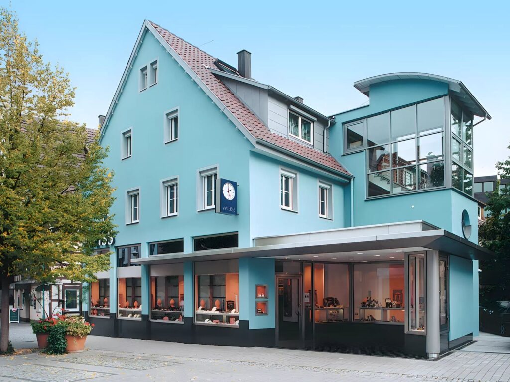 Außenansicht Juwelier Weiss in Filderstadt